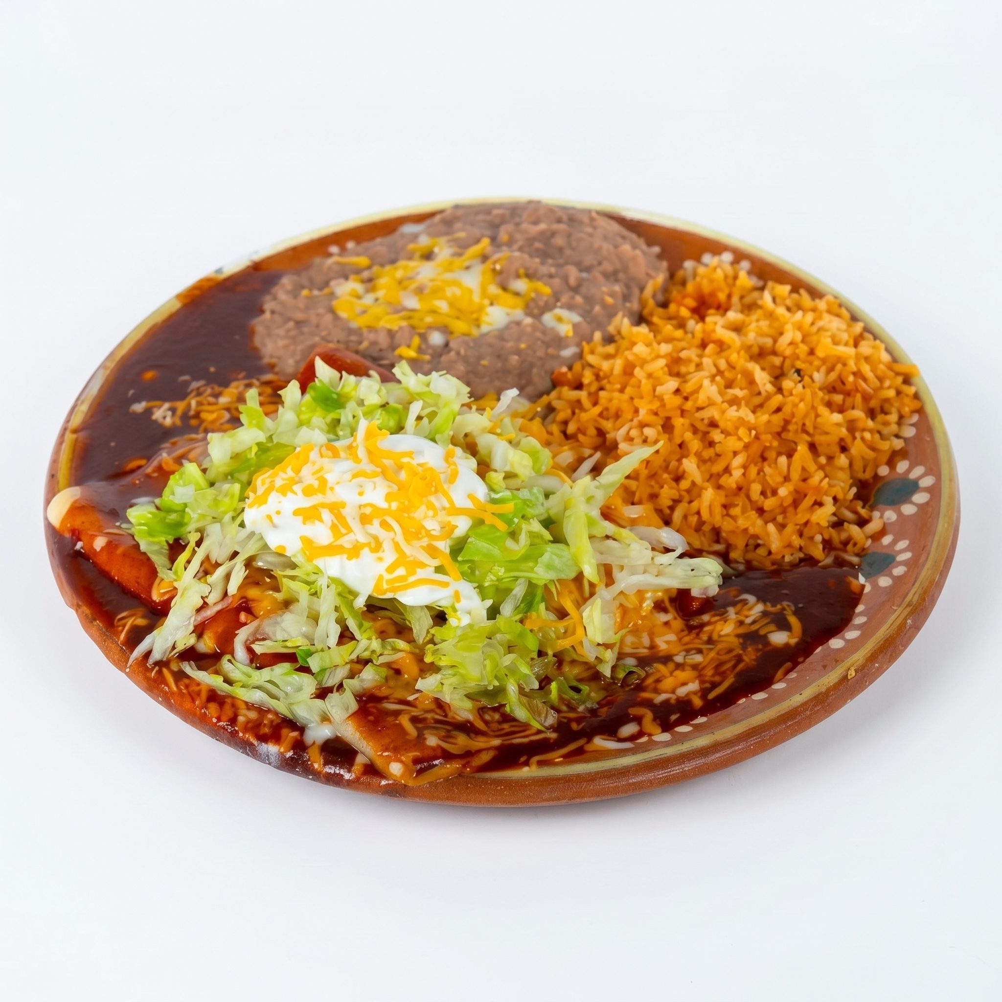 Two Enchiladas.
